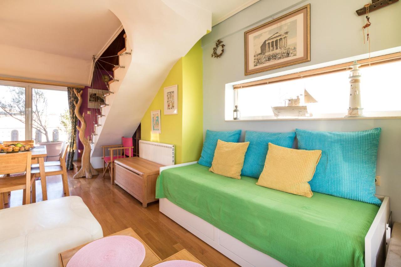 A Luxury Maisonette With Sea View Piraeus Bagian luar foto